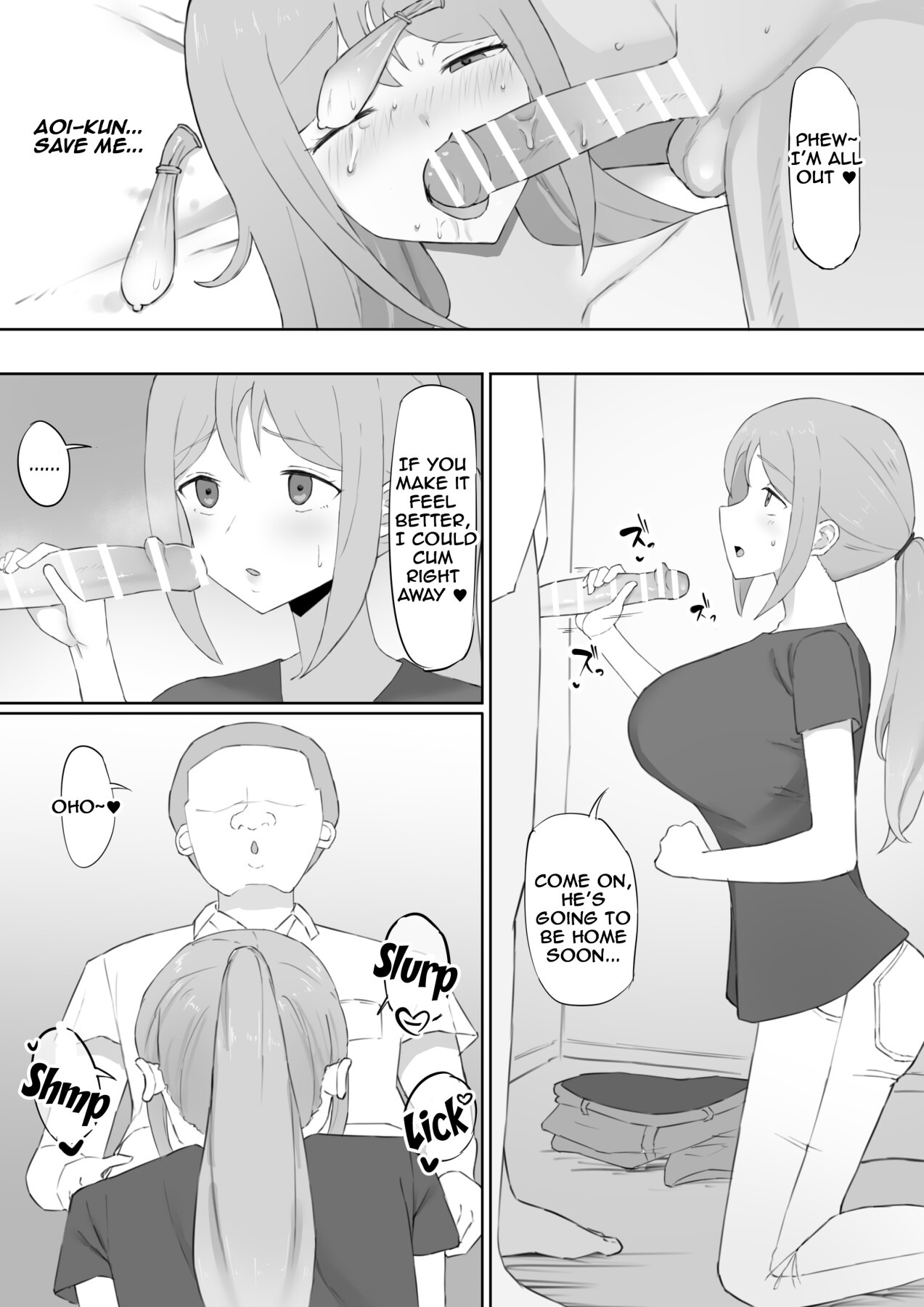 Hentai Manga Comic-Blackmailed Mother-Read-15